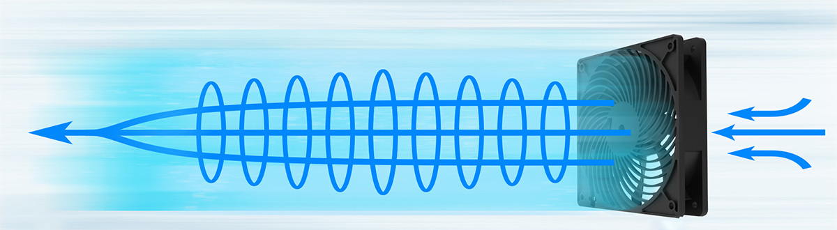 静音散热风扇风流向